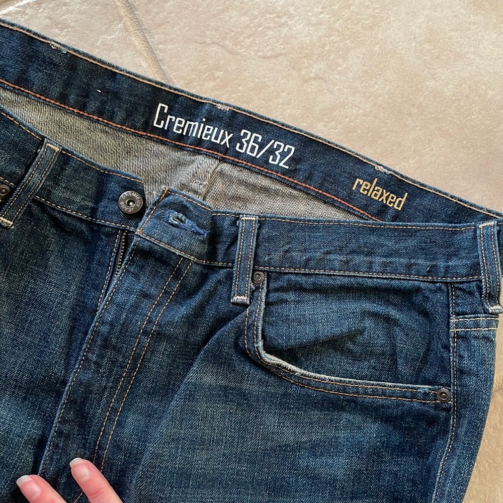 Mens Cremieux jeans size 36/32